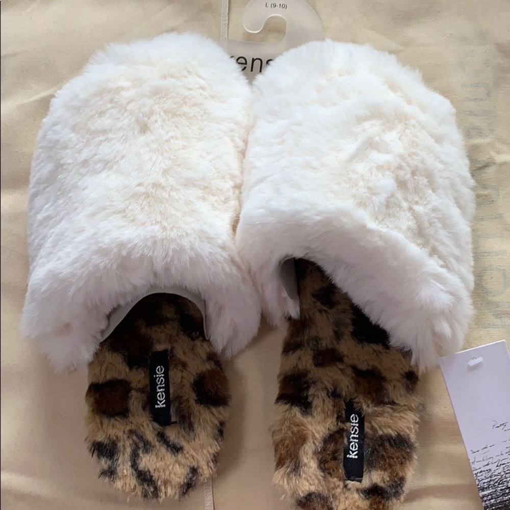 Fuzzy slippers